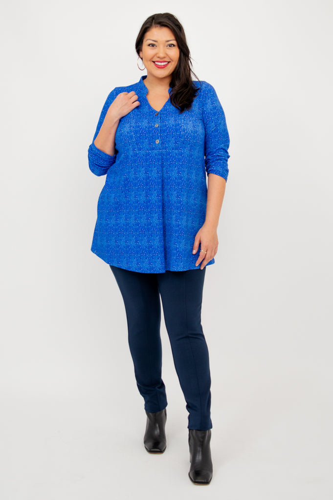 Edwina Long Sleeve Top - Soft Bamboo Fabric for Women - Perfect for Casual Wear, Office, and Vegas Night Out