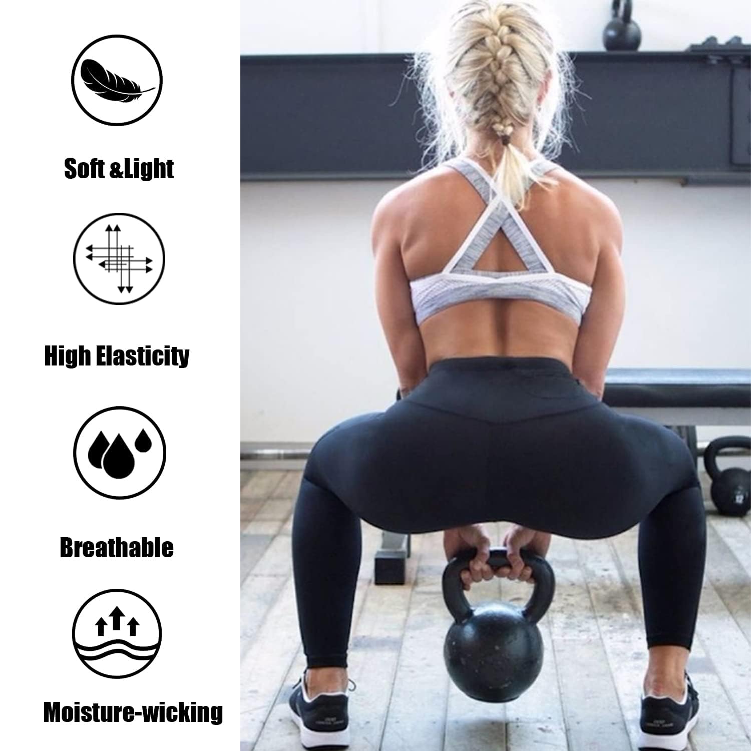 Hi Clasmix 5 Pack Women's Super Soft High Waisted Yoga Pants - Tummy Control Workout Leggings for Running, Gym & Fitness | Perfect for Activewear, Lounge & Everyday Wear