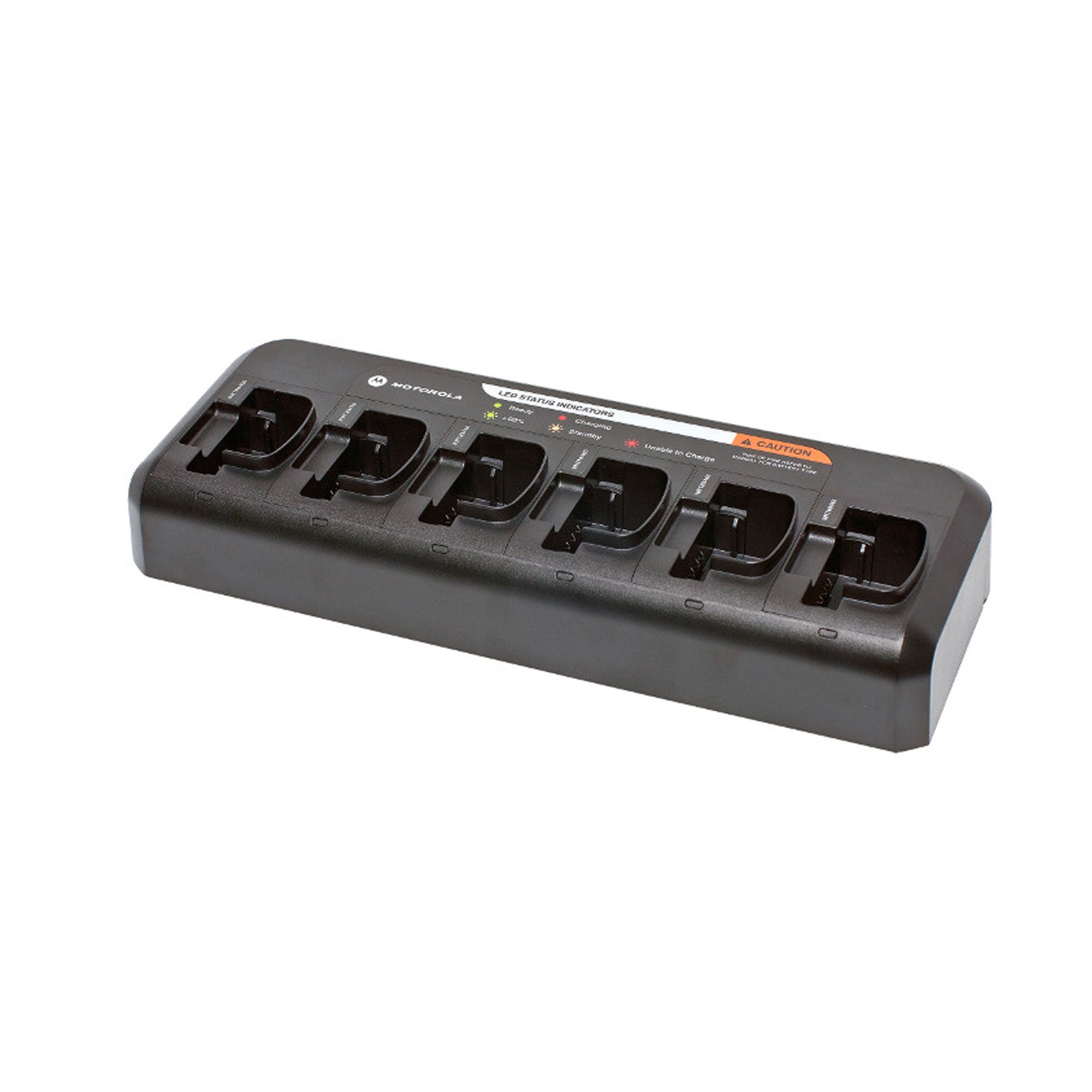 Motorola CP200d MotoTRBO 6-Pack Two-Way Radios with OEM Multi-Unit Charger & Speaker Microphones - Ideal for Construction, Security, and Event Communication