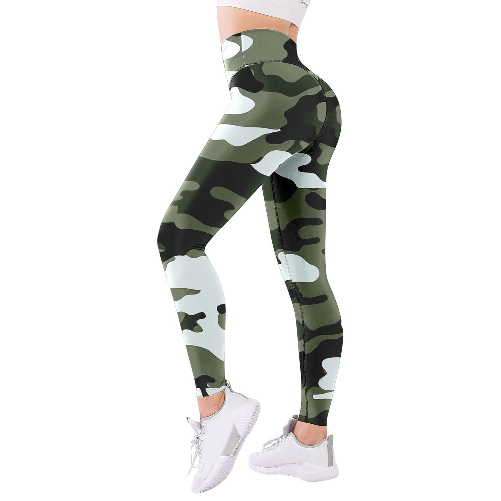 Buttery Soft High Waist Yoga Pants for Women - Plus Size Workout Leggings for Gym, Running & Lounge Wear