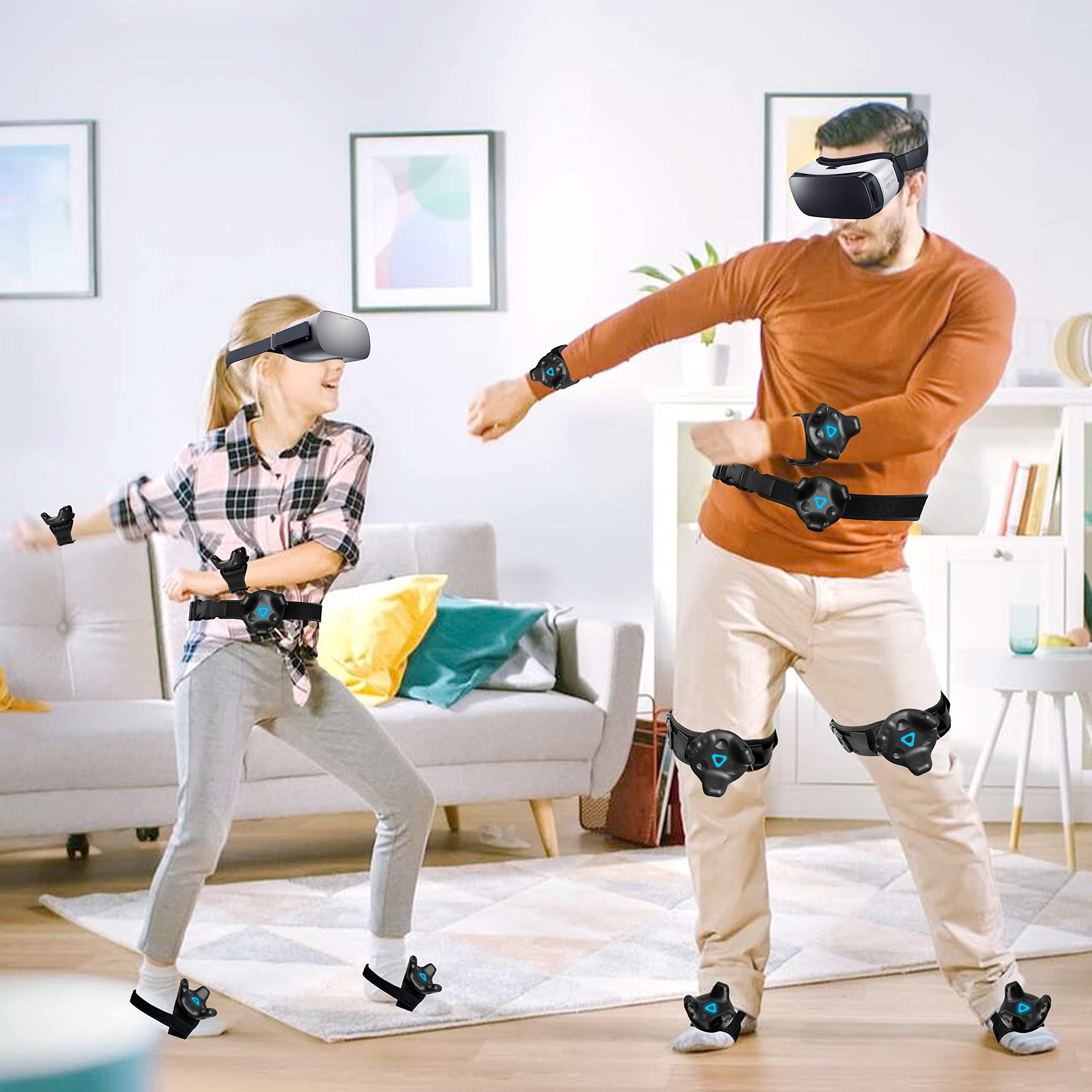 Skywin VR Tracker Belt & Straps Bundle for HTC Vive - Full Body Motion Tracking (1 Belt, 2 Hand Straps, 2 Foot Straps) - Perfect for VR Gaming, Fitness & Immersive Experiences