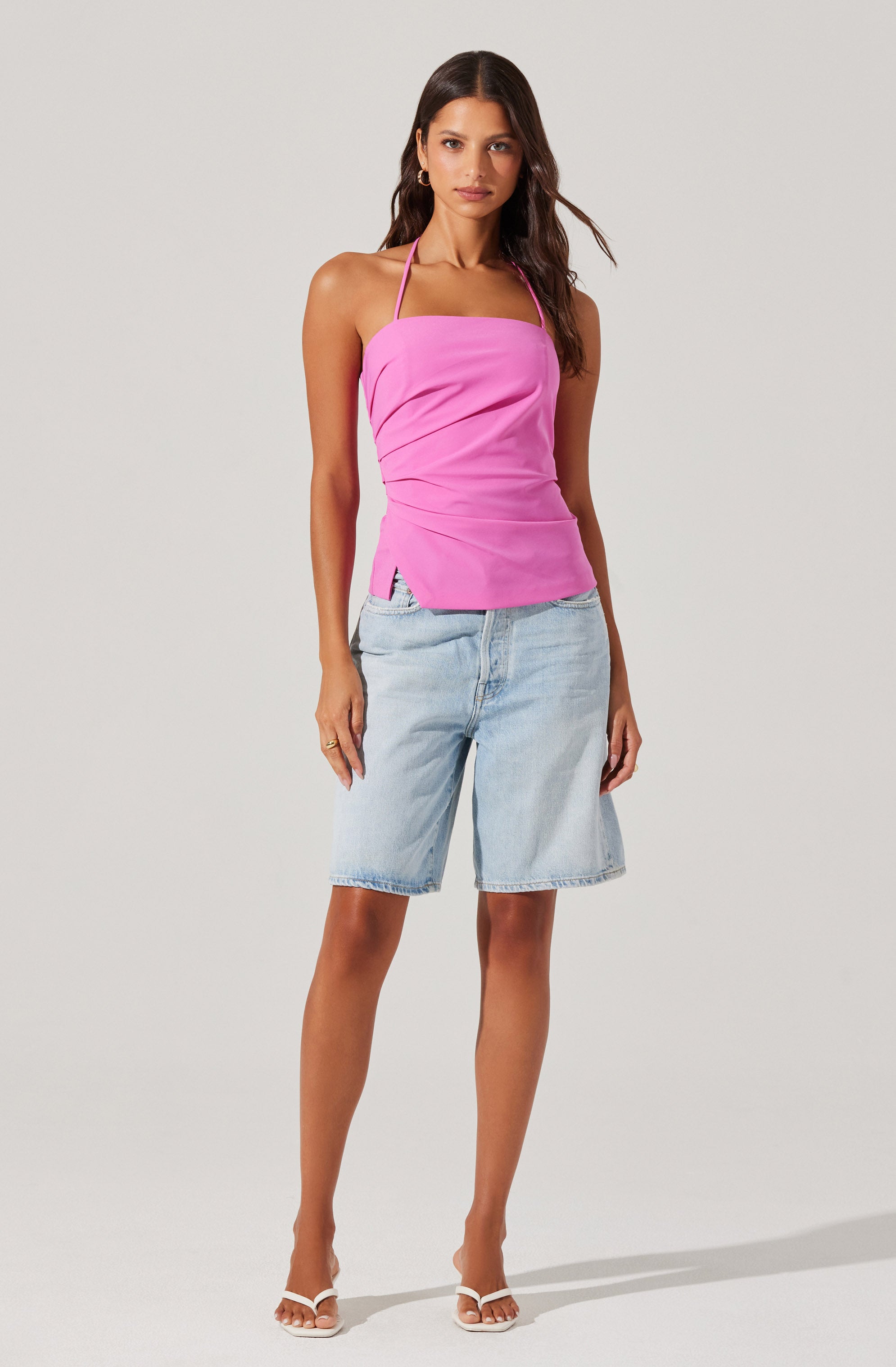 Mel Halter Neck Top - Women's Stylish Summer Crop Top for Beach, Party & Casual Outfits | Trendy Fashion Apparel
