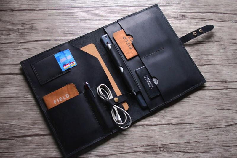 Custom Leather Case for Microsoft Surface Pro - Premium Protection for Work & Travel | Durable & Stylish Cover for Business & School Use