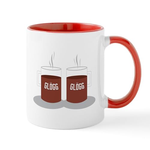 White/Red Inside - Glogg Wine Mugs