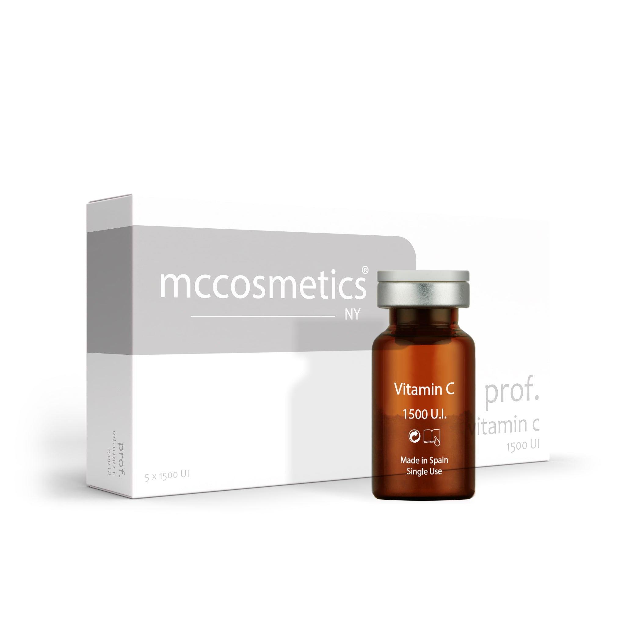 High Potency Vitamin C Serum 1500 IU – Professional Ascorbic Acid Skincare Solution by MCCosmetics NY (5x1500 IU) for Brightening & Anti-Aging | Perfect for Daily Glow Boost & Dark Spot Treatment
