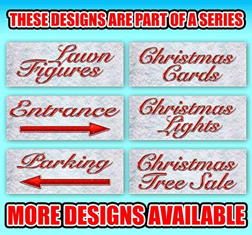13 oz Heavy-Duty Vinyl Christmas Banner with Metal Grommets - Single-Sided Non-Fabric Holiday Decoration for Parties, Home & Office Decor