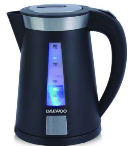 Daewoo DEK 1364 Cordless Electric Kettle 220V - Fast Boiling Stainless Steel Water Heater for Home, Office & Travel | Perfect for Tea, Coffee & Instant Meals