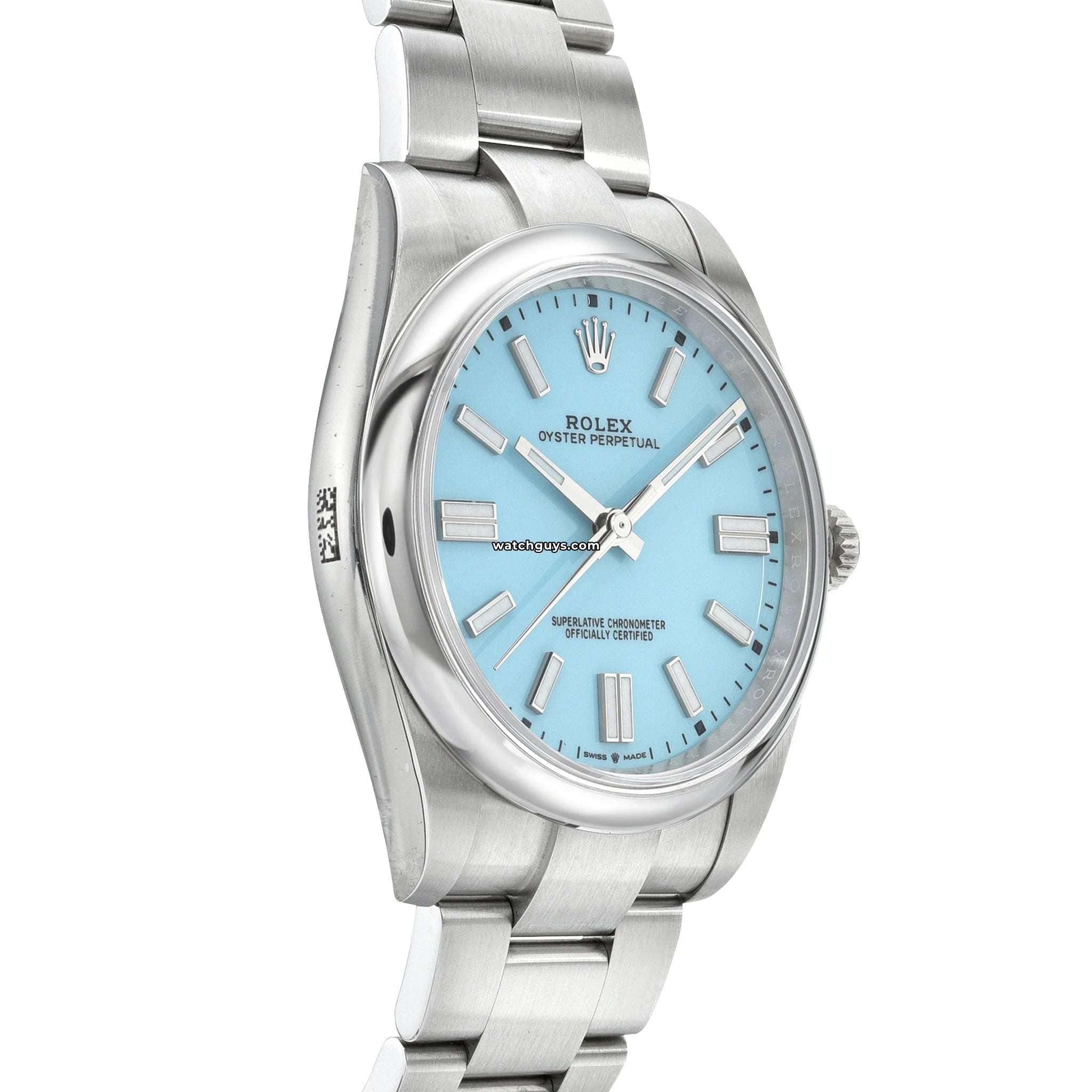 Rolex Oyster Perpetual 124300 Tiffany Blue Dial Automatic Watch for Men - Luxury Dress & Business Timepiece for Formal Occasions & Special Events