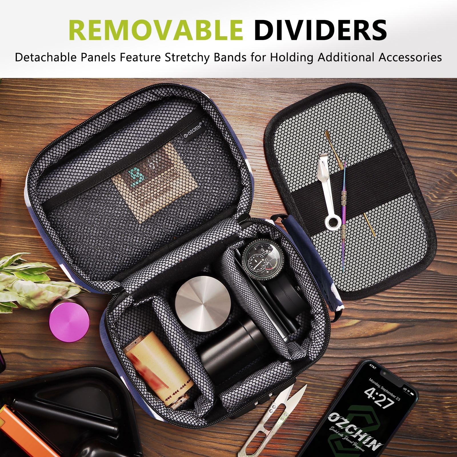 Smell Proof Bag with Lock - Odorless Storage for Tobacco, Medicine & Files - Perfect Gift for Friends