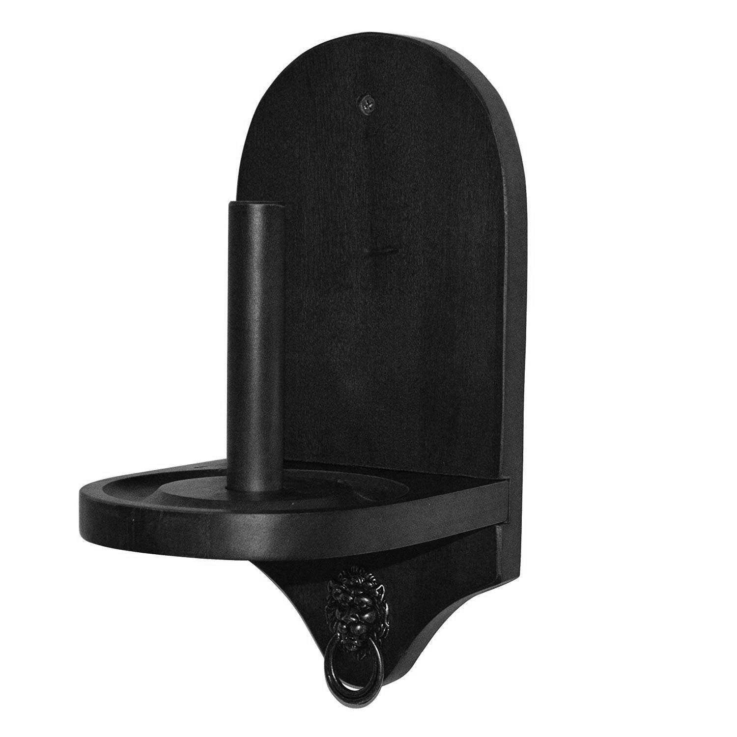 Hathaway Premier Black Wall-Mounted Cone Chalk Holder for Classroom, Gym & Home - Durable Chalkboard Accessory for Teachers, Coaches & Artists