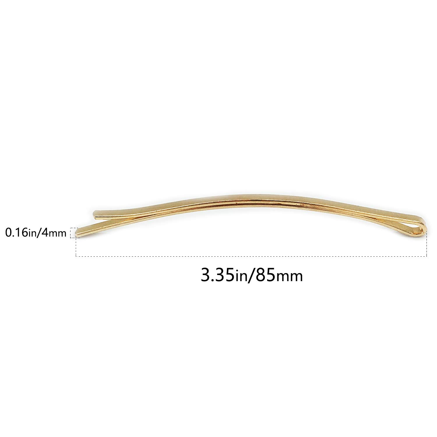 50 Pcs Jumbo Bobby Pins - Strong Metal Hair Clips for Thick Hair Styling