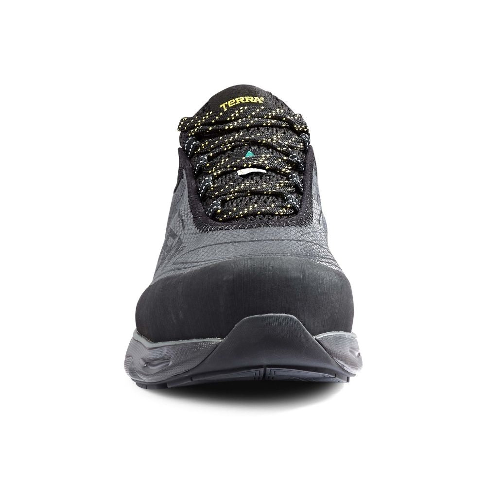 Terra Lites Unisex Composite Toe Athletic Safety Shoes TR0A4NRBBG - Black/Grey Work Sneakers for Construction, Warehouse & Industrial Safety | Lightweight & Comfortable