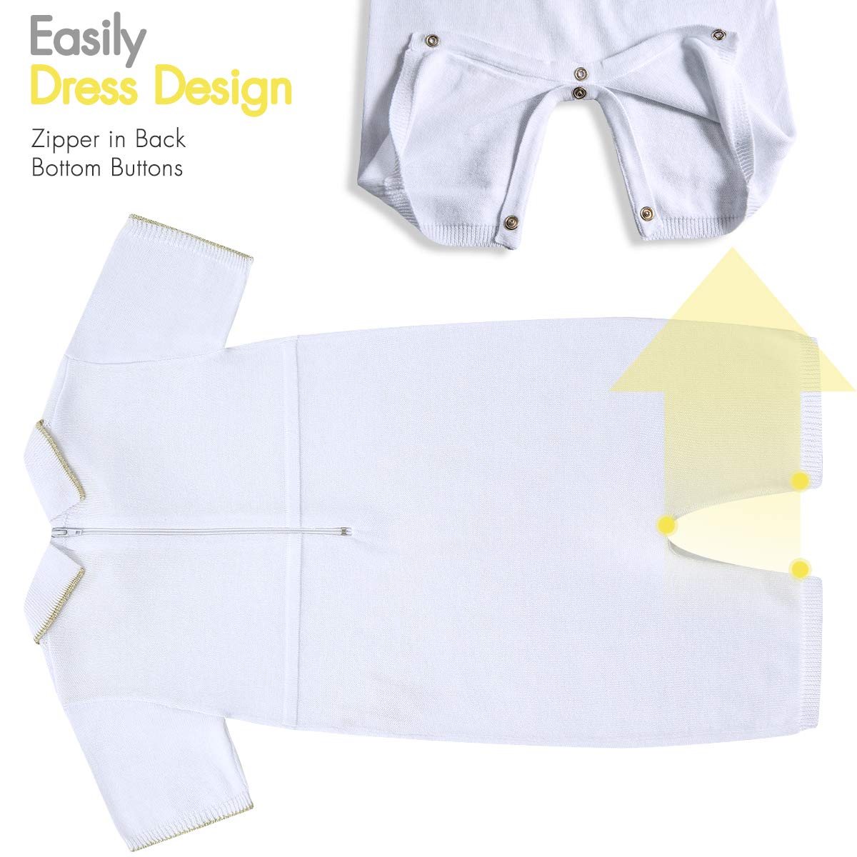 Premium Baby Boy Baptism Outfit Set with Hat & Socks - Elegant Christening Gown with Cross Detail - Perfect for Church Ceremonies & Special Occasions