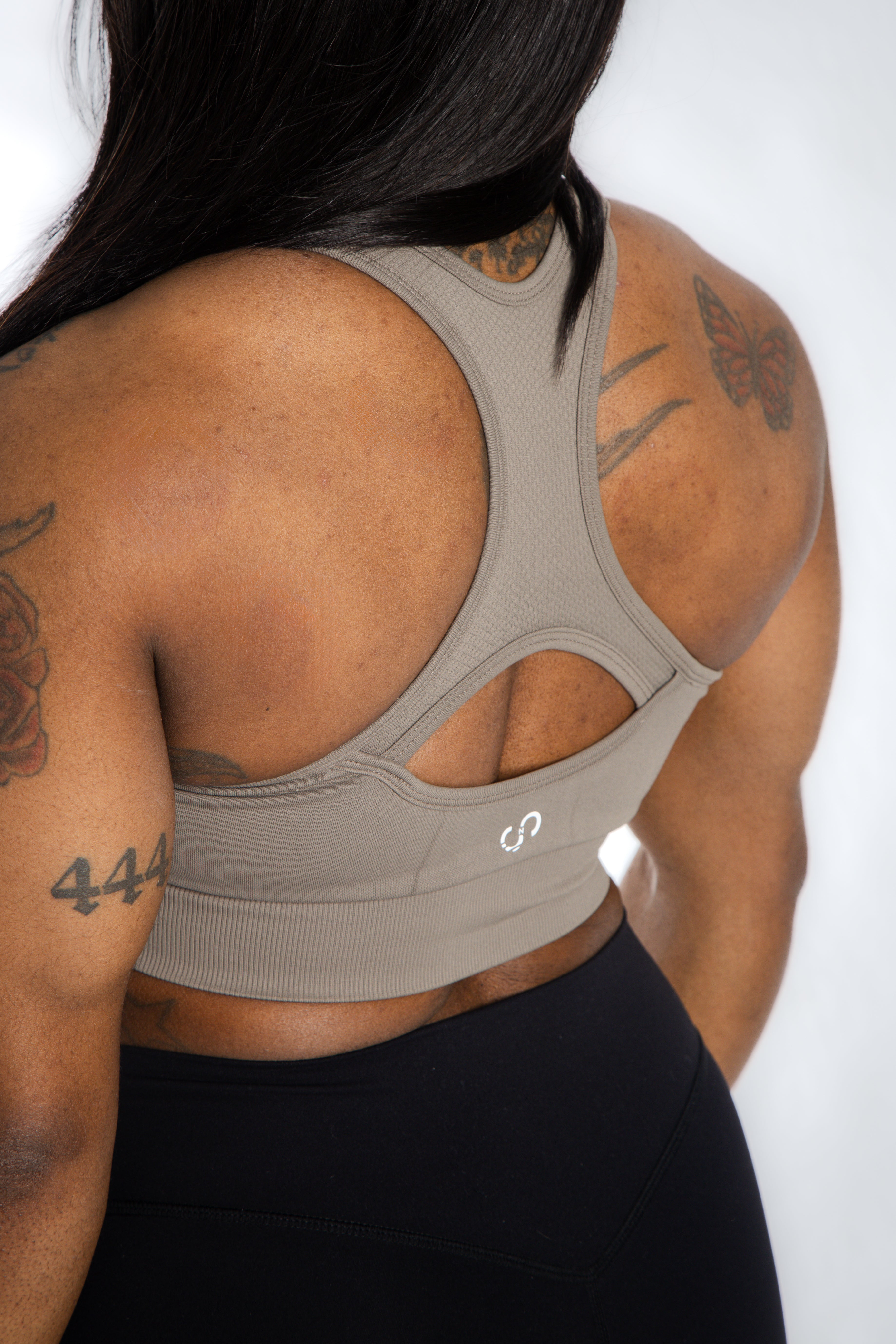 Seamless Bra for Women - Comfortable Wireless Bralette in Battlefield Brown | Perfect for Yoga, Lounge & Everyday Wear