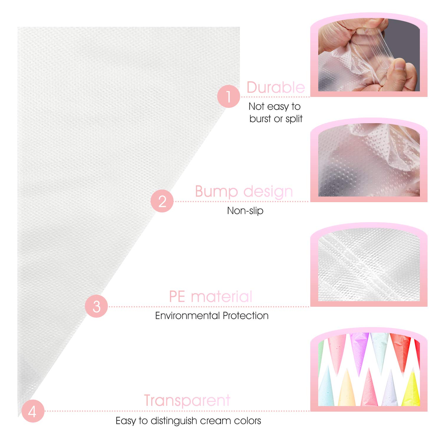 100 Pcs Large Thickened 22