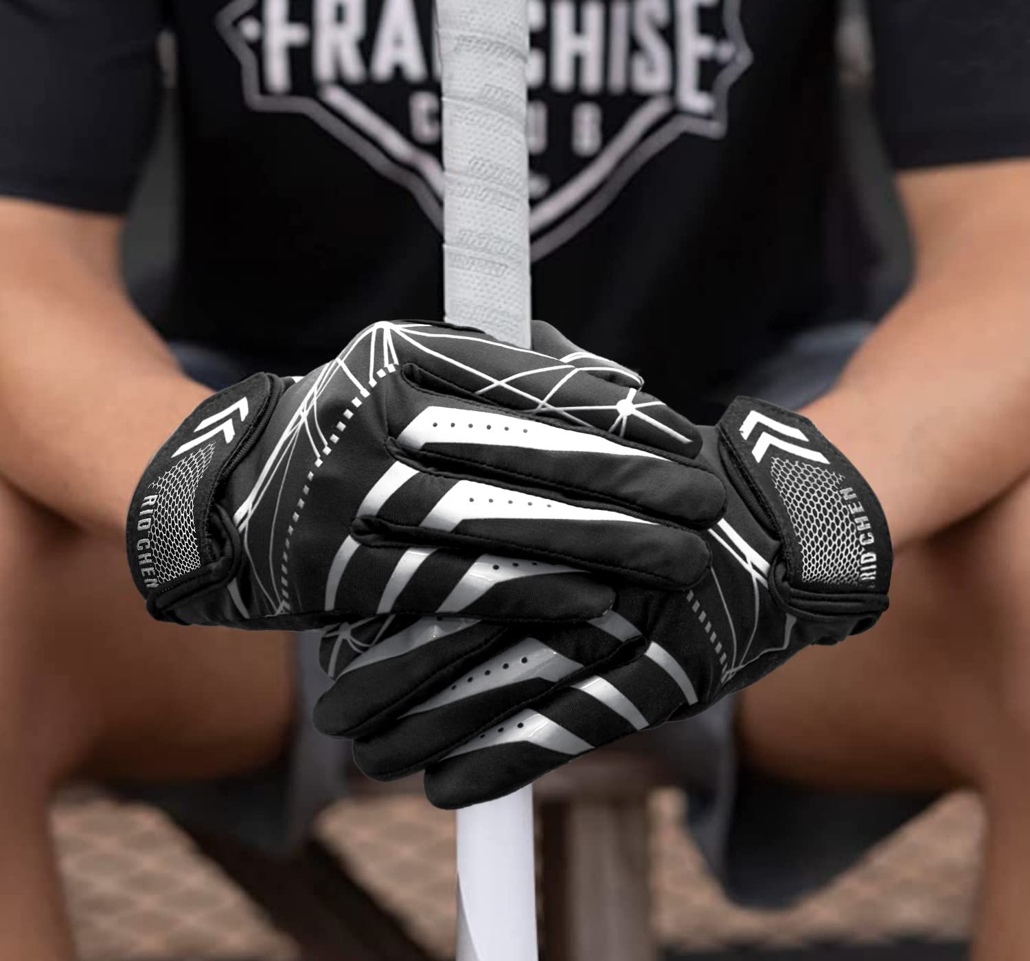 Premium SBR Baseball Batting Gloves for Men & Youth - Comfortable Softball Training Gloves for Hitting Practice | Ideal for Baseball Games, Batting Cages & Field Training