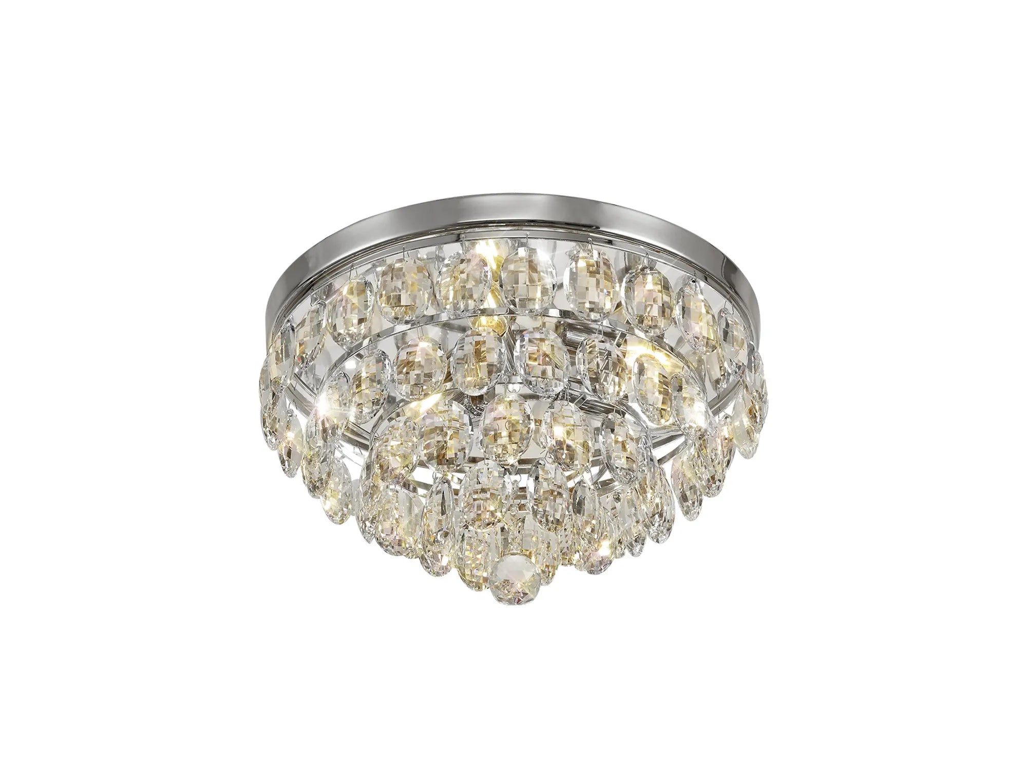 Consten Flush Ceiling Light Fixture with E14 Socket - Perfect for Bedroom, Hallway & Small Space Lighting