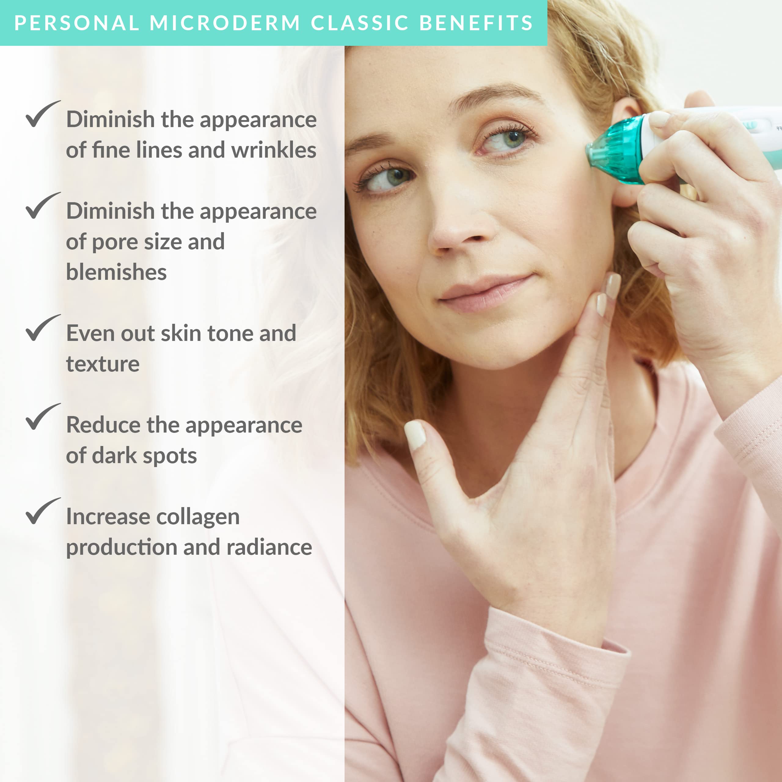 PMD Personal Microderm Classic - At-Home Microdermabrasion Machine Kit for Face & Body Exfoliation | Anti-Aging & Skin Renewal Treatment | Perfect for Acne Scars, Wrinkles & Uneven Skin Tone | Spa-Quality Skincare at Home