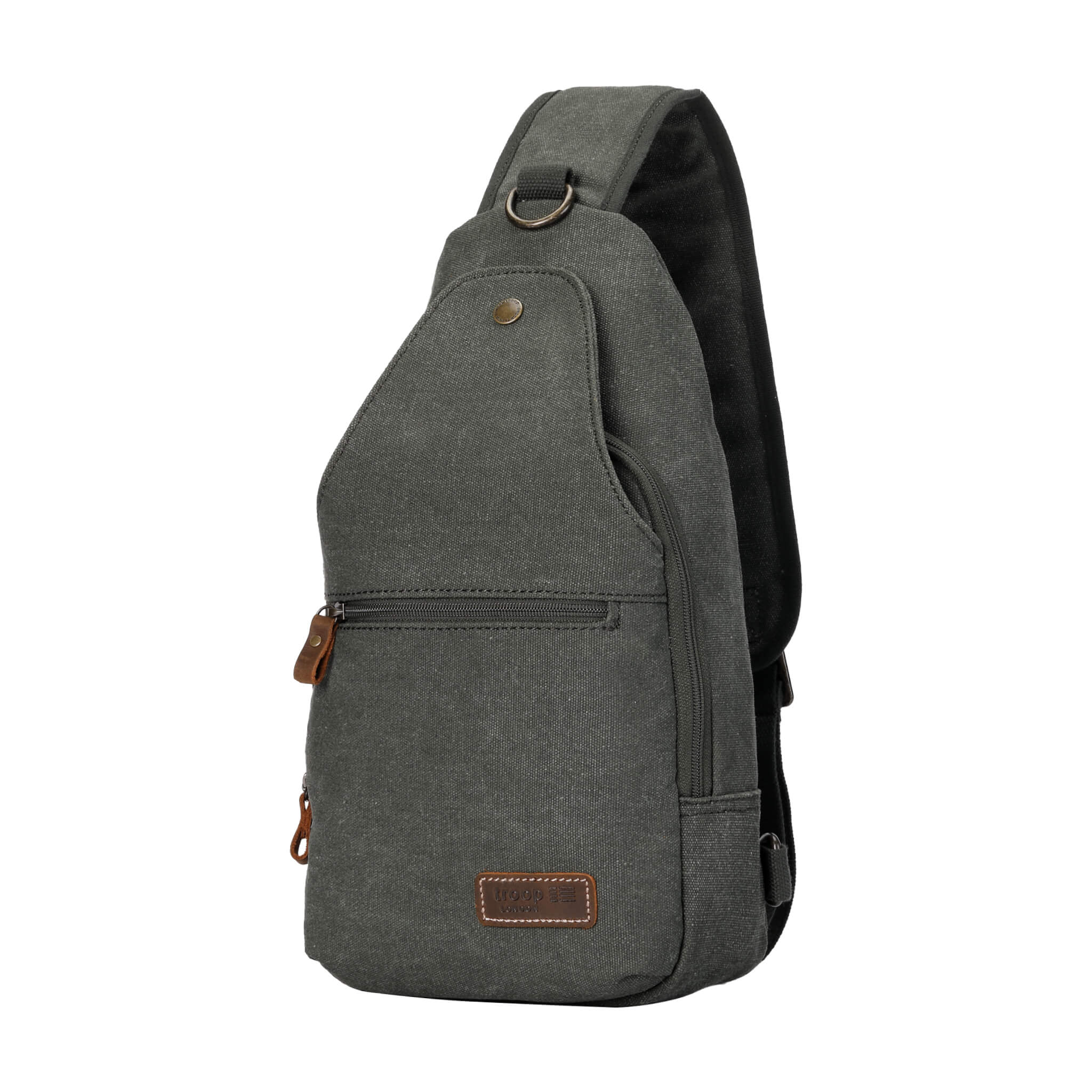 TRP0551 Troop London Classic Sling Bag - Stylish One Strap Backpack for Men & Women - Perfect for Travel, Work & Everyday Use
