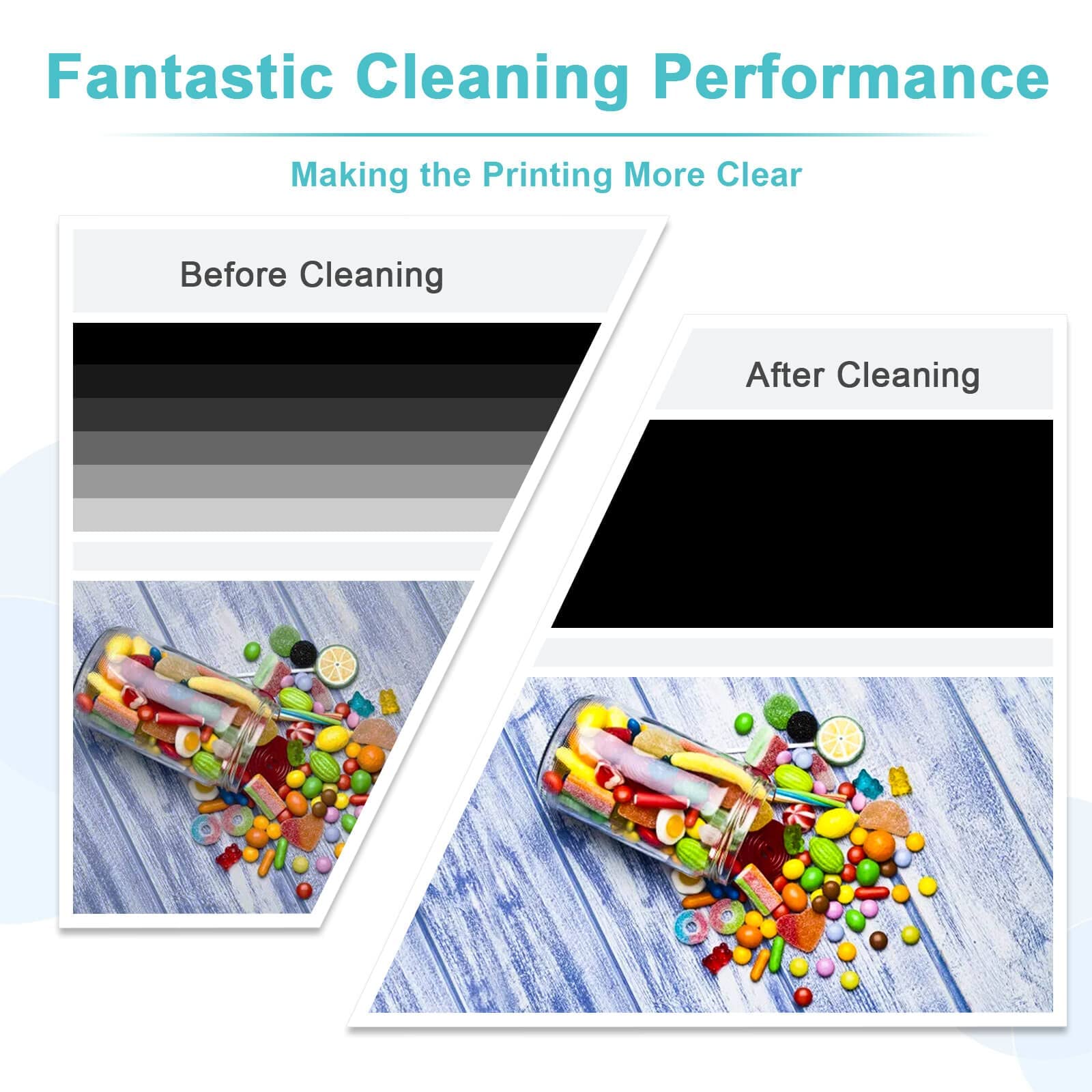 Epson HP Brother Canon DTF Printer Printhead Cleaning Kit 100mL - Nozzle Cleaner Solution for Inkjet Printers - Perfect for Home, Office & Commercial Printing Maintenance