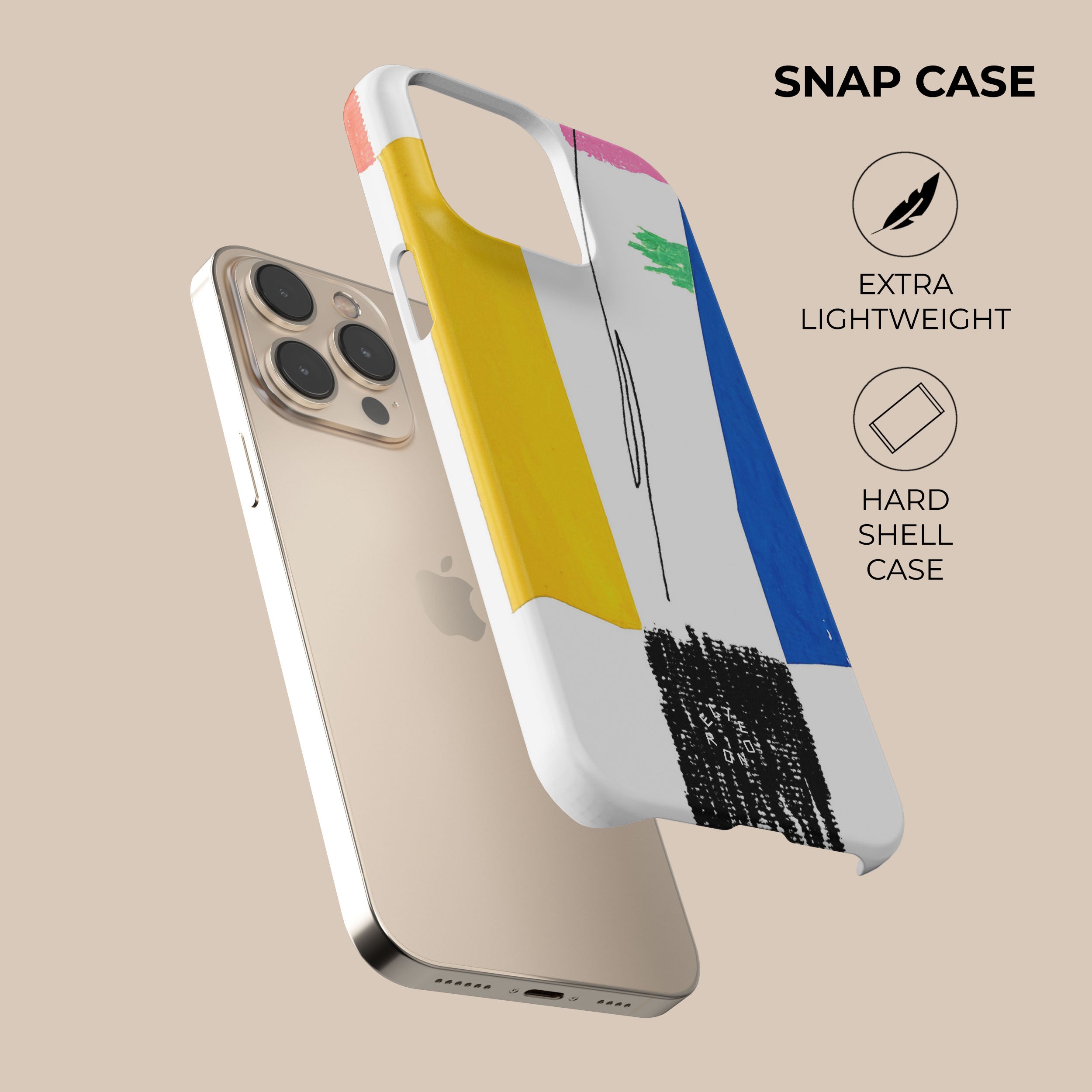 Vibrant Colorful Phone Case - Shockproof & Slim Protective Cover for iPhone & Samsung - Perfect for Everyday Use, Travel & Outdoor Activities