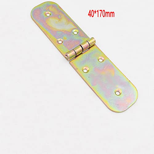 Stainless Steel Folding Butt Hinges 40x170mm (6PCS) - Heavy Duty Cabinet Hinges for Furniture, Closet Doors, Drawers & Gates | Durable Hardware for Home Improvement & DIY Projects