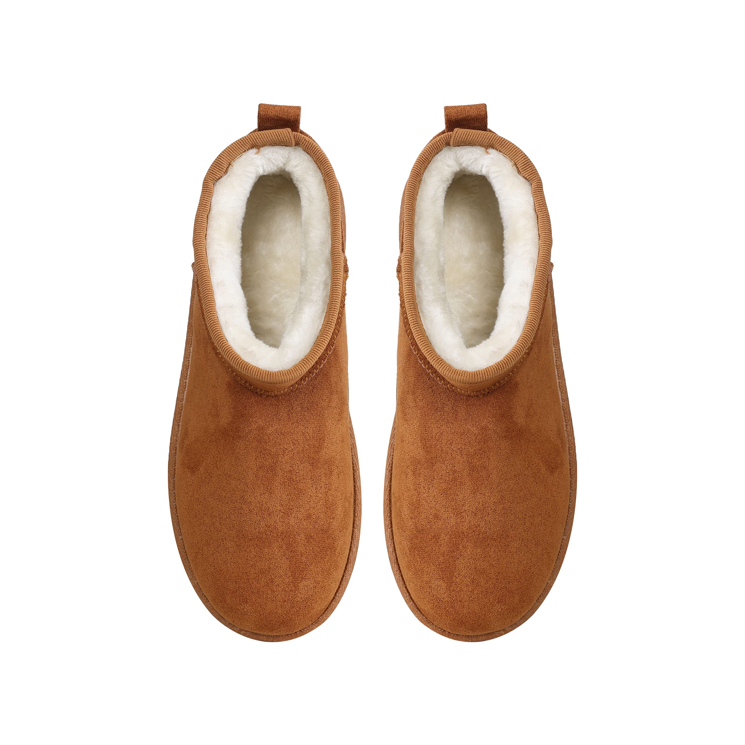 FOCO Women's NFL Team Logo Fuzzy Fan Boots - Cozy Winter Slippers for Football Game Day, Home & Lounge Wear