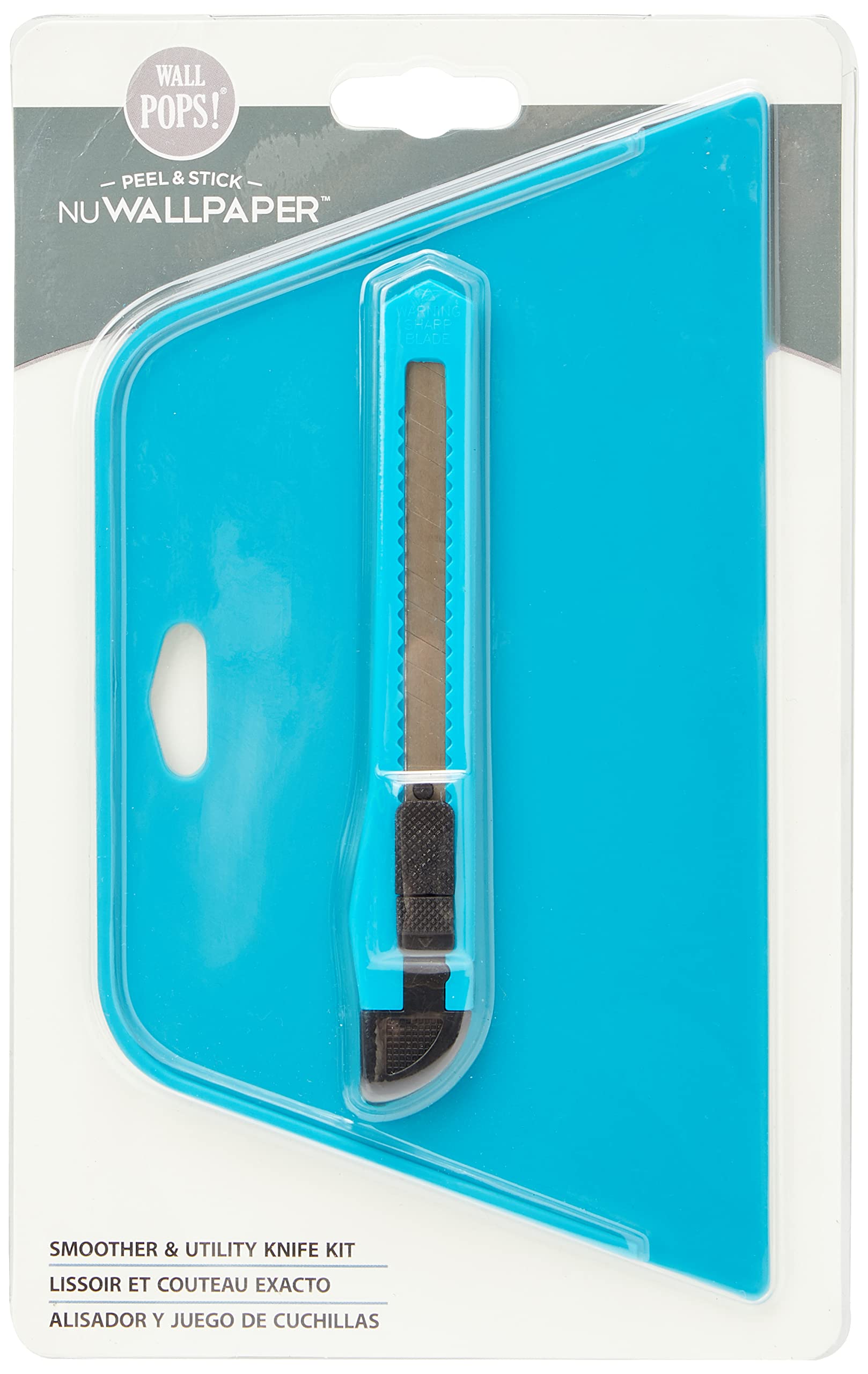 NuWallpaper Smoother & Utility Knife Kit - Wallpaper Installation Tools for Smooth Application - Perfect for Home Renovation, DIY Projects, and Professional Wallpaper Installation