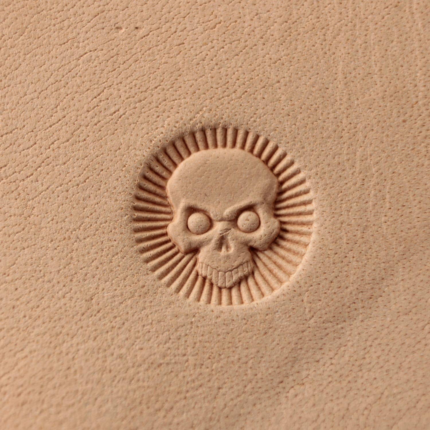 Skull Leather Stamp Tool for Leathercrafting & DIY Projects