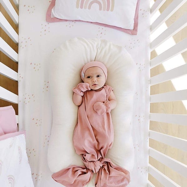 Elys & Co 4-Piece Baby Crib Bedding Set - Soft Cotton Crib Sheets, Fitted Crib Skirt, Bumper Pads - Perfect for Nursery Decor & Newborn Sleep Comfort
