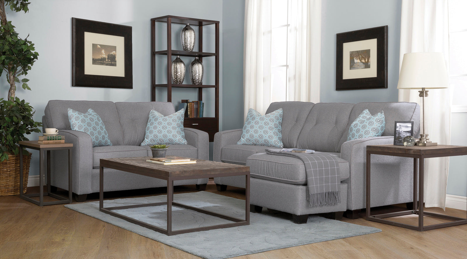 Aaron Charles Modern Slimline Sofa - Contemporary Minimalist Design for Small Spaces | Perfect for Apartments, Condos & Cozy Living Rooms