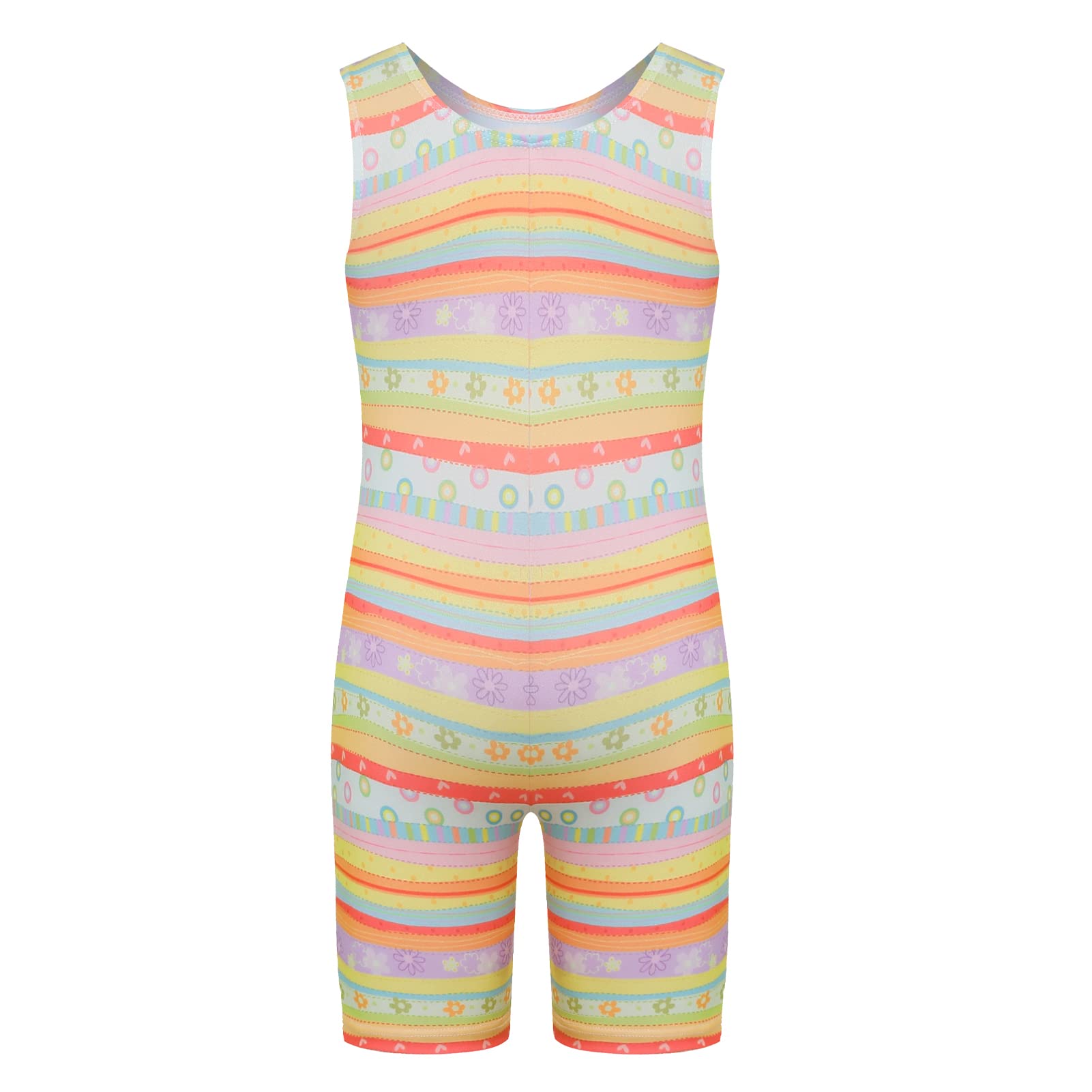 Phineein Girls Gymnastics Leotards - Toddler Dance Biketards, Athletic Dance Wear for Ballet, Cheerleading & Performance - Soft Stretchy Comfort for Training & Recitals