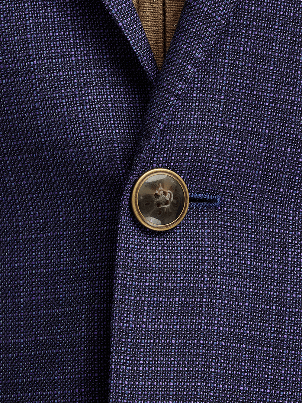 Premium Wool Single Breasted Notch Lapel Blazer for Men - Elegant Purple Business & Formal Jacket - Perfect for Office, Weddings & Special Occasions