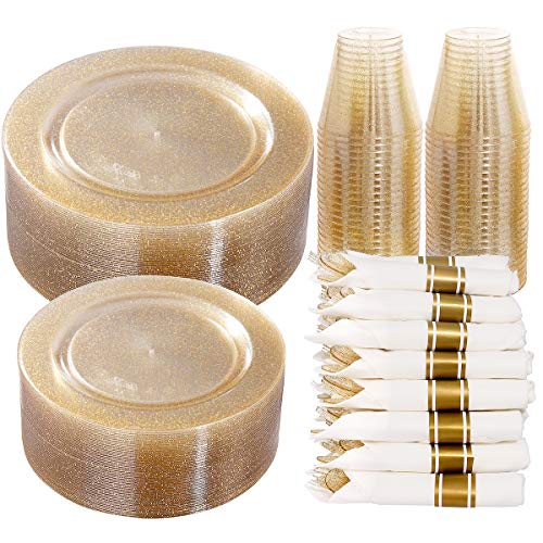 C Gold Glitter