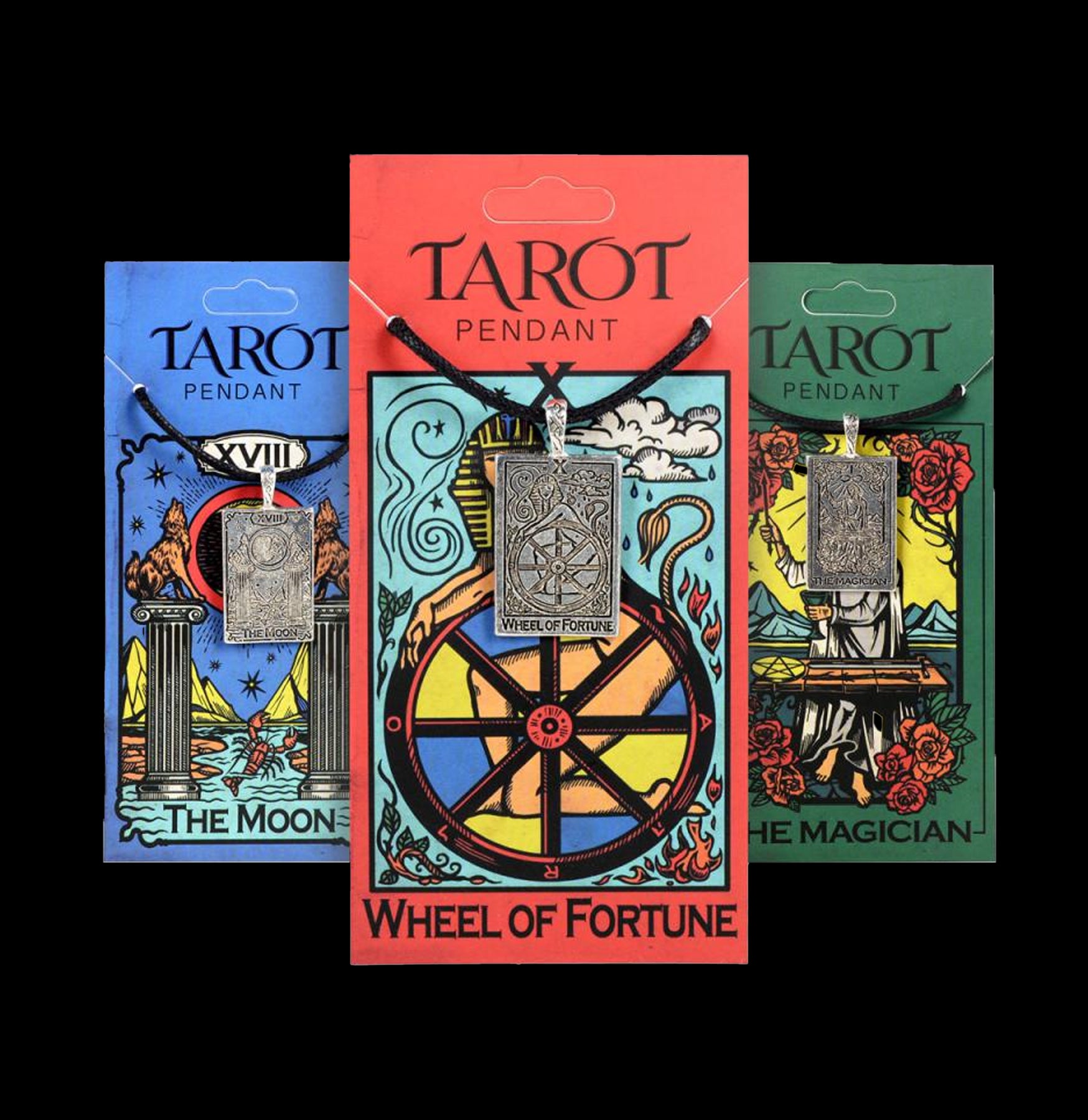 Tarot Card Necklace - Mystical Zodiac Pendant with Crystal Charm for Women | Perfect for Spiritual Healing, Meditation & Boho Fashion Accessories