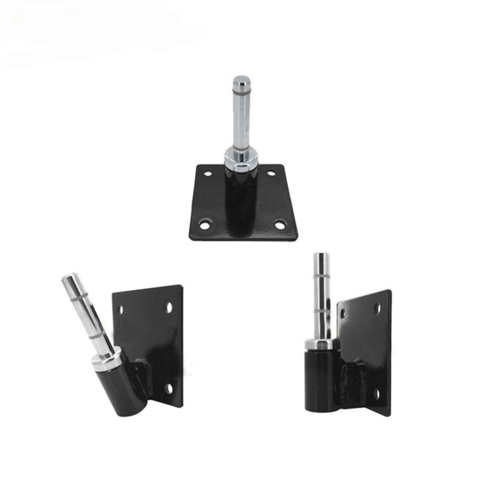 Happyyami Heavy Duty Aluminum Alloy Flag Pole Wall Mount Bracket - Adjustable Outdoor Flag Holder for House, Garden & Commercial Use