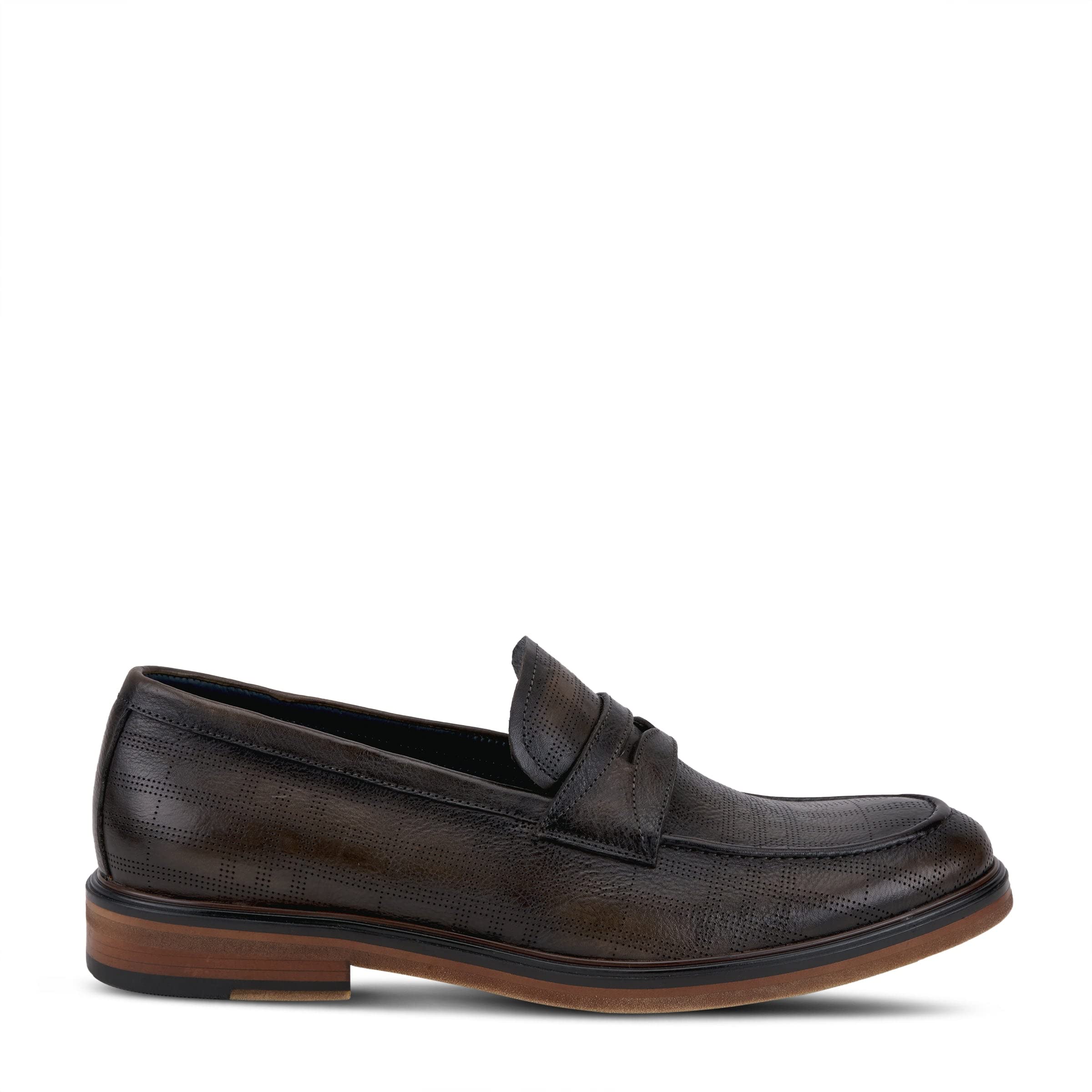 Spring Step Men's Brando Slip-On Shoe - Comfortable Casual Loafers for Walking, Work & Travel | Breathable & Lightweight Slip-On Shoes for Men