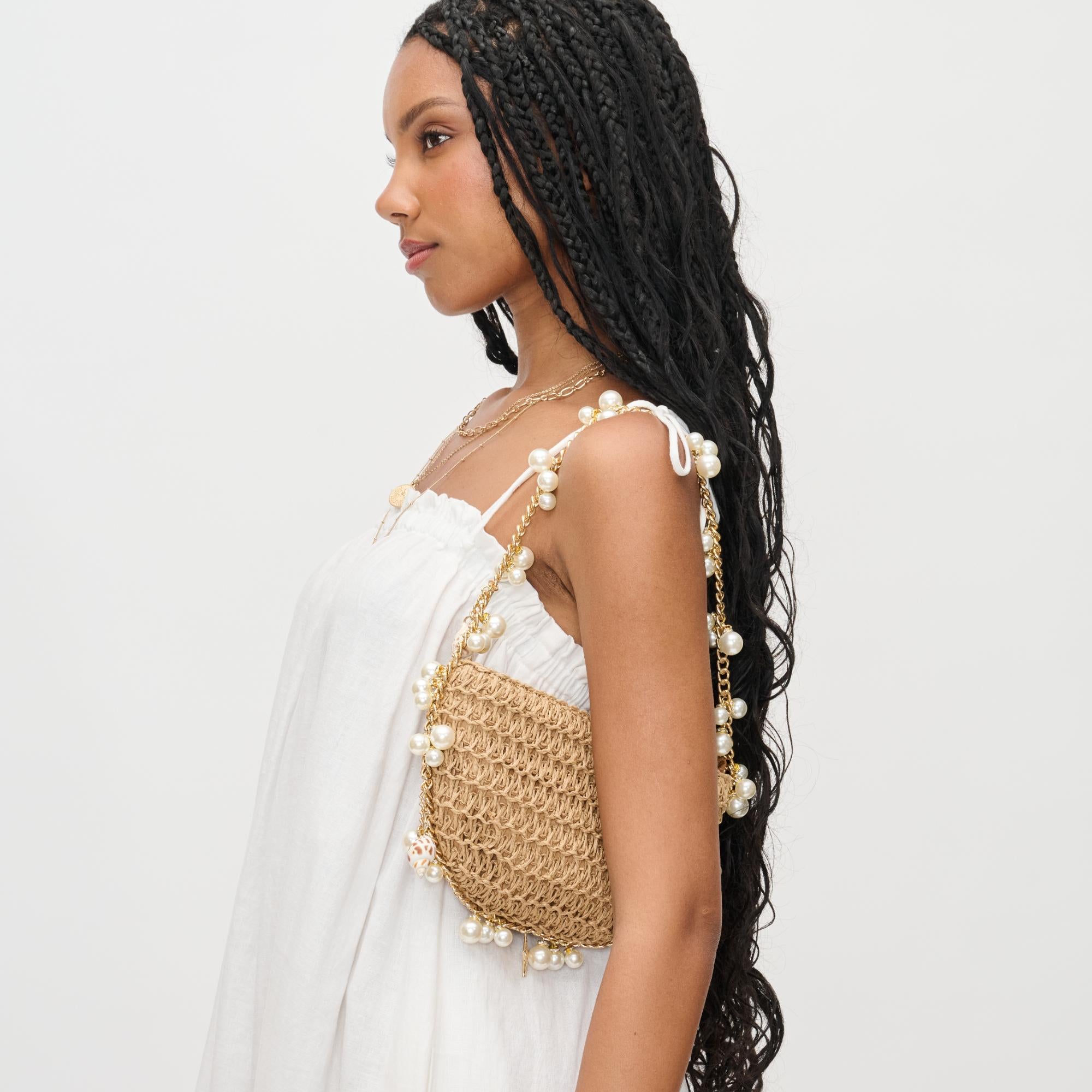Stassi Evening Bag for Women - Elegant Clutch Purse for Parties, Weddings & Special Occasions | Fashionable Crossbody Handbag with Detachable Chain