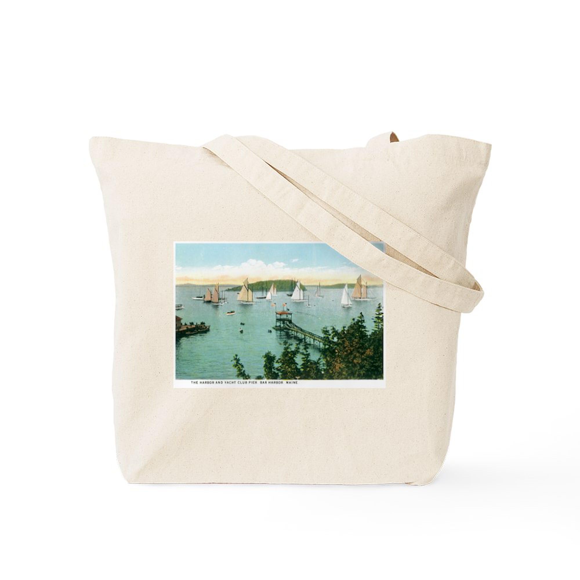 Bar Harbor Maine ME Canvas Tote Bag - Eco-Friendly Reusable Shopping Bag for Groceries, Beach & Daily Use | CafePress