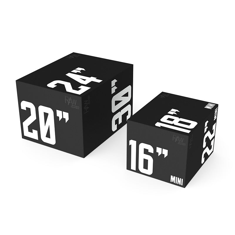 3-in-1 Mini Plyo Box Foam - Adjustable Jump Box for CrossFit, Home Gym & Outdoor Workouts - Perfect for HIIT, Plyometrics & Strength Training