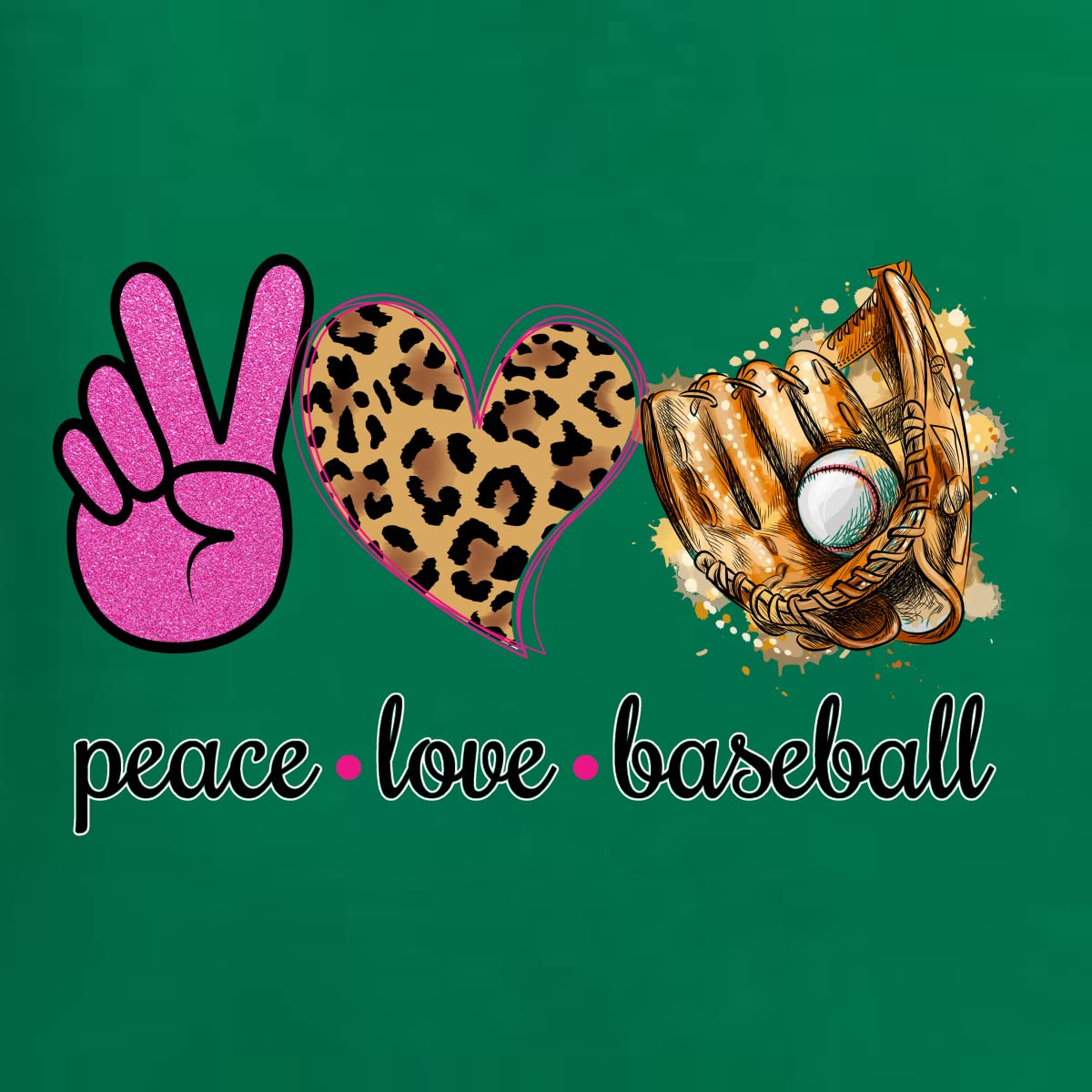 Peace Love Baseball Sports Women's Racerback Tank Top - Comfortable Athletic Wear for Baseball Games, Gym Workouts & Casual Summer Outfits