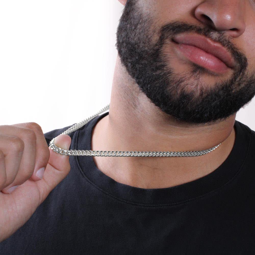 Mom & Son Cuban Link Necklace - Birthday, Graduation, Christmas Gift