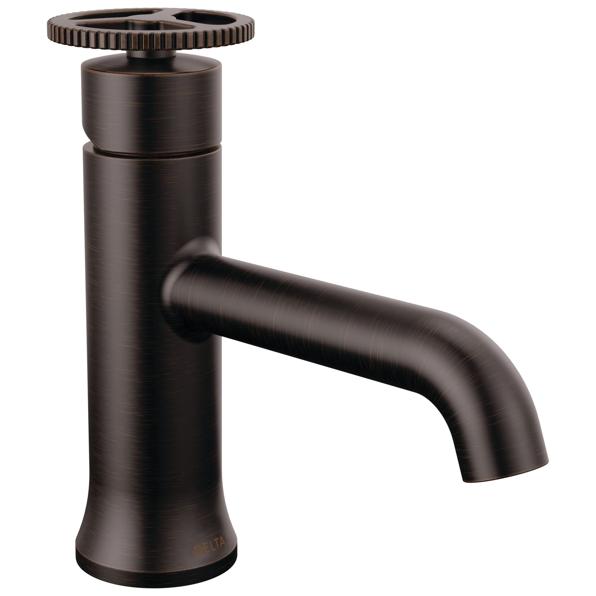 Delta Faucet Trinsic Oil Rubbed Bronze Single Handle Bathroom Sink Faucet with Diamond Seal Technology - Single Hole Installation, Venetian Bronze Finish (558-RBMPU-DST) - Perfect for Modern Bathrooms and Powder Rooms