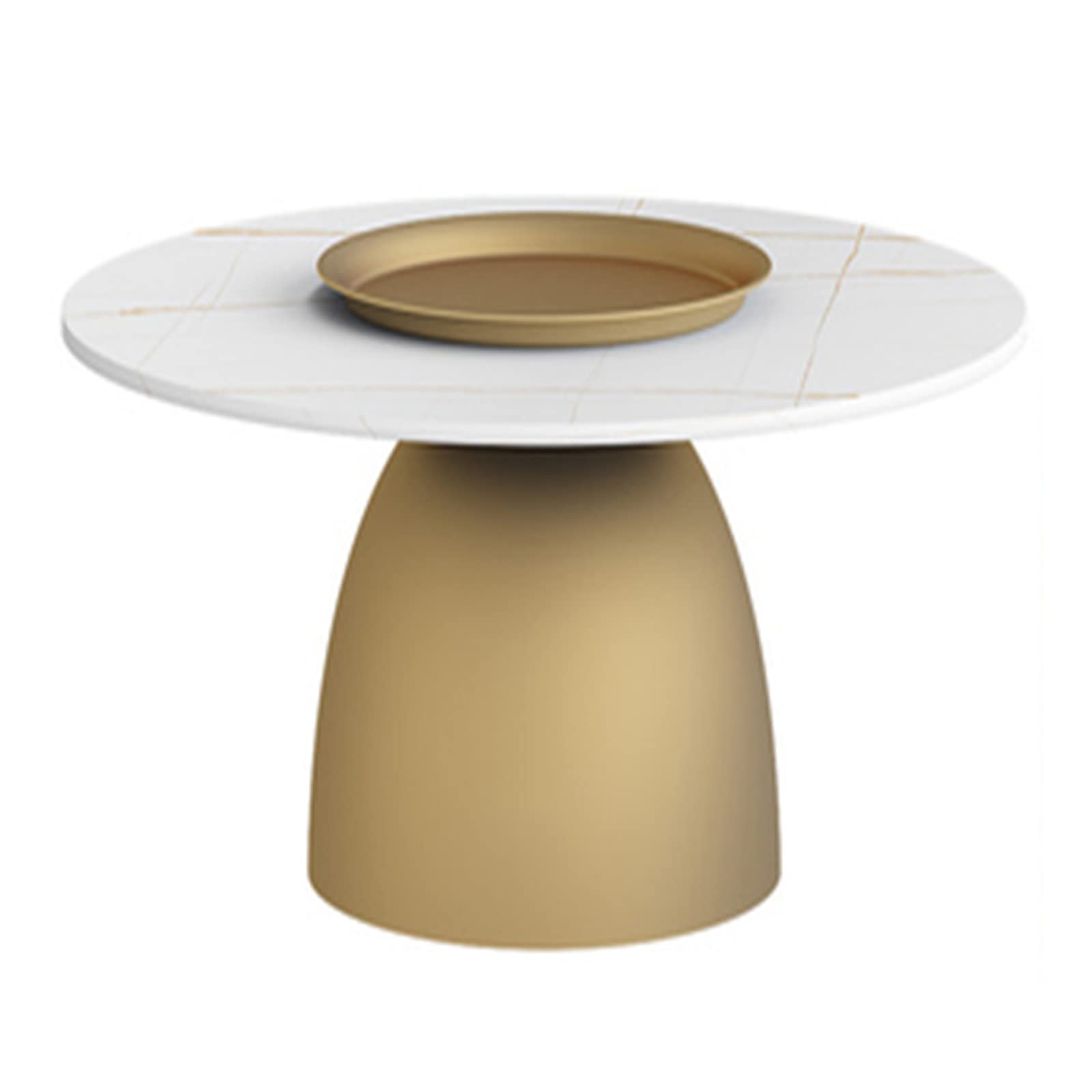 Modern Faux Marble Top End Table & Side Table Set - Stylish Coffee Table for Living Room, Bedroom & Dining Room - Perfect Sofa Center Table for Small Spaces & Home Decor