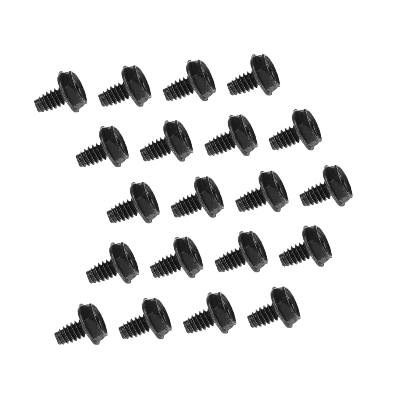 Mobestech 100 Pcs PC Mounting Screws - Metal Replacement Computer Case Screws for PCI Slots & Power Supply - Secure Fastening for PC Builds, Repairs & Upgrades