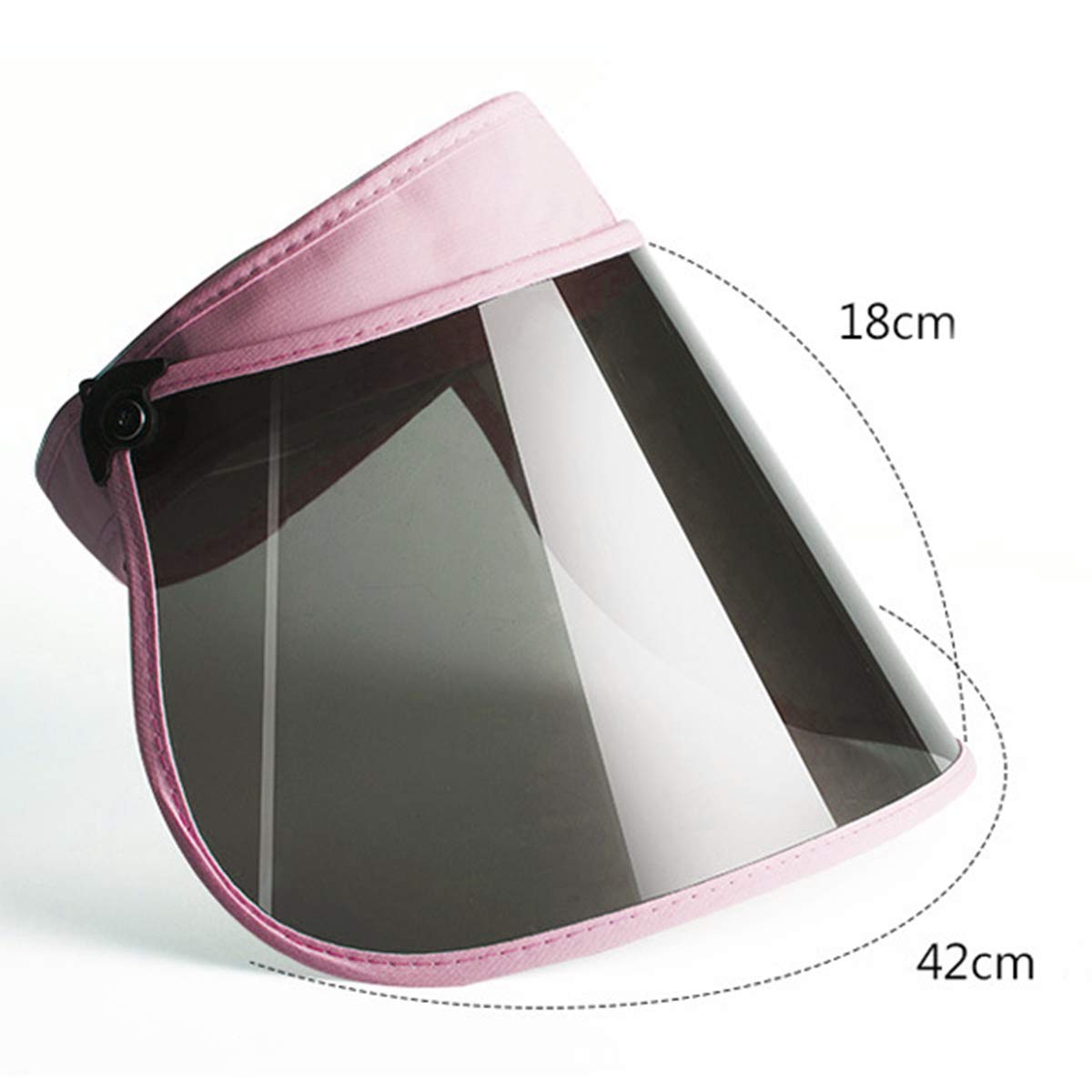 Wallfire Sun Visor Hat - UV Protection Wide Brim Cap with Adjustable Headband for Men & Women - Perfect for Travel, Camping, Golf, Beach & Outdoor Activities