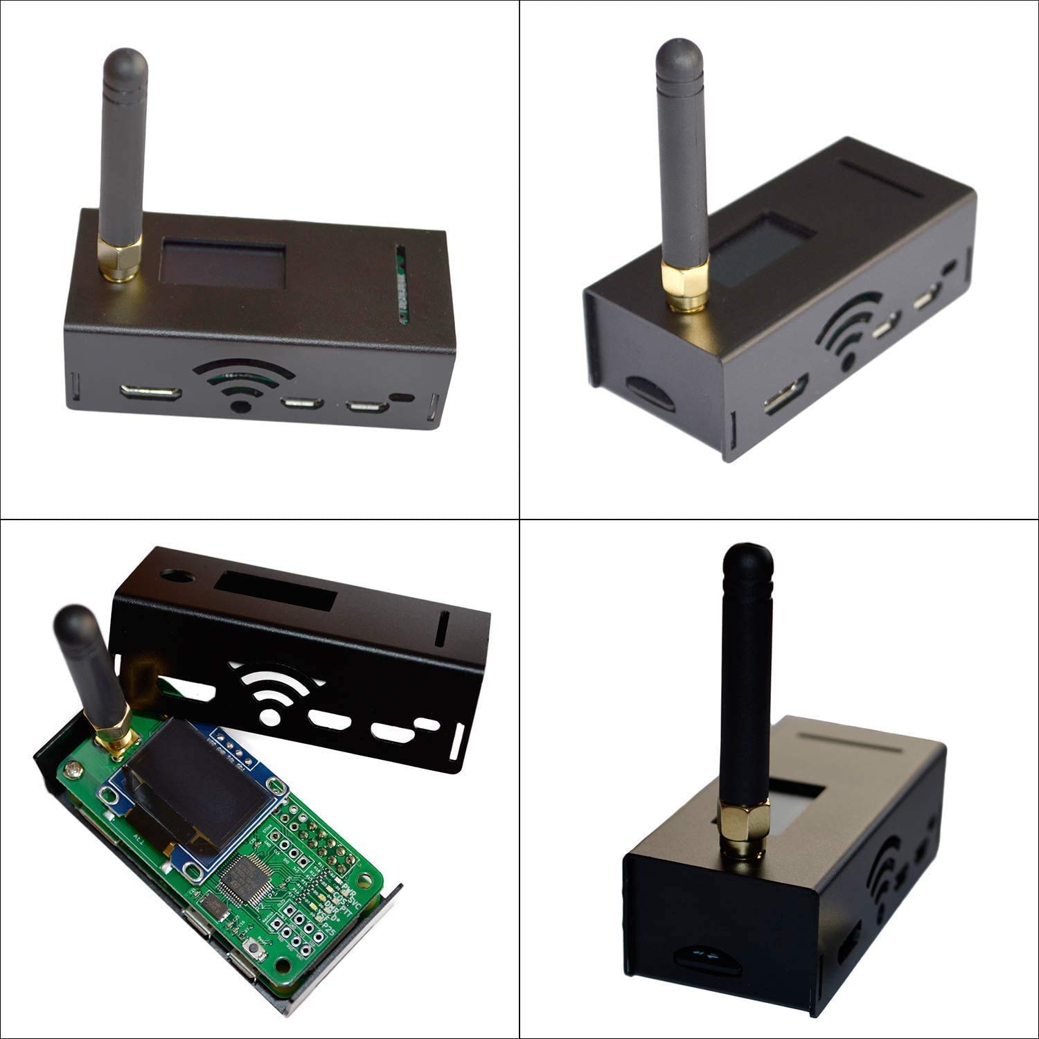 MMDVM Hotspot Kit - Raspberry Pi Zero W with MMDVM Board, 32GB TFT Card, Antenna & OLED Screen - Supports UHF/VHF, C4FM, YSF, NXDN, DSTAR, P25, DMR - Pre-Assembled & Tested (White) - Perfect for Ham Radio Enthusiasts and Digital Voice Communication