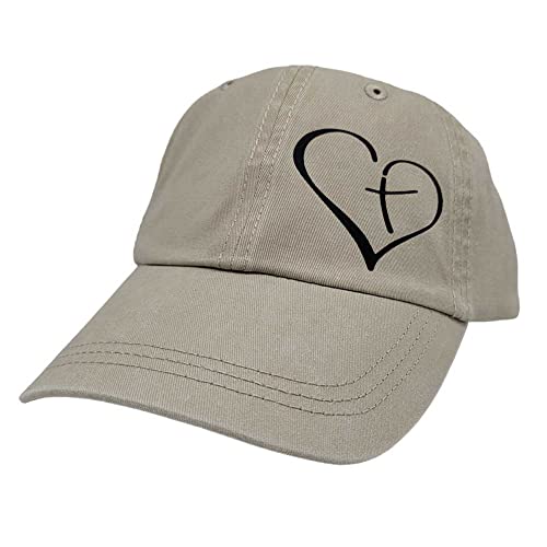 Cross-heart-stone