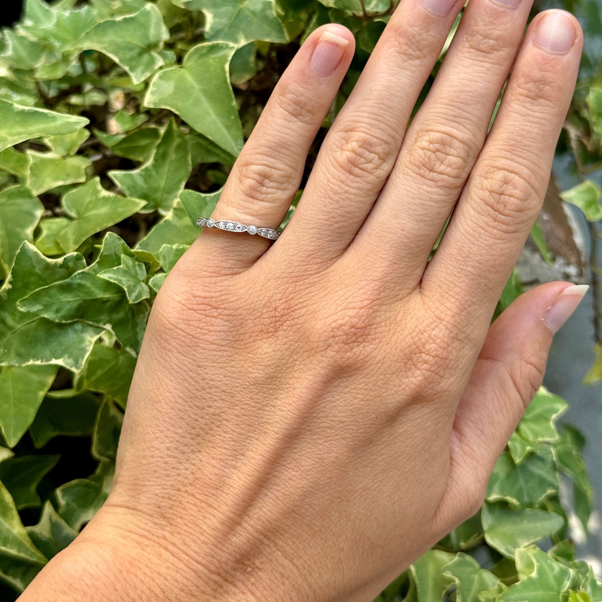 Single Stone Platinum Sadie Band - Elegant Wedding & Engagement Ring for Women | Perfect for Proposals, Anniversaries & Special Occasions