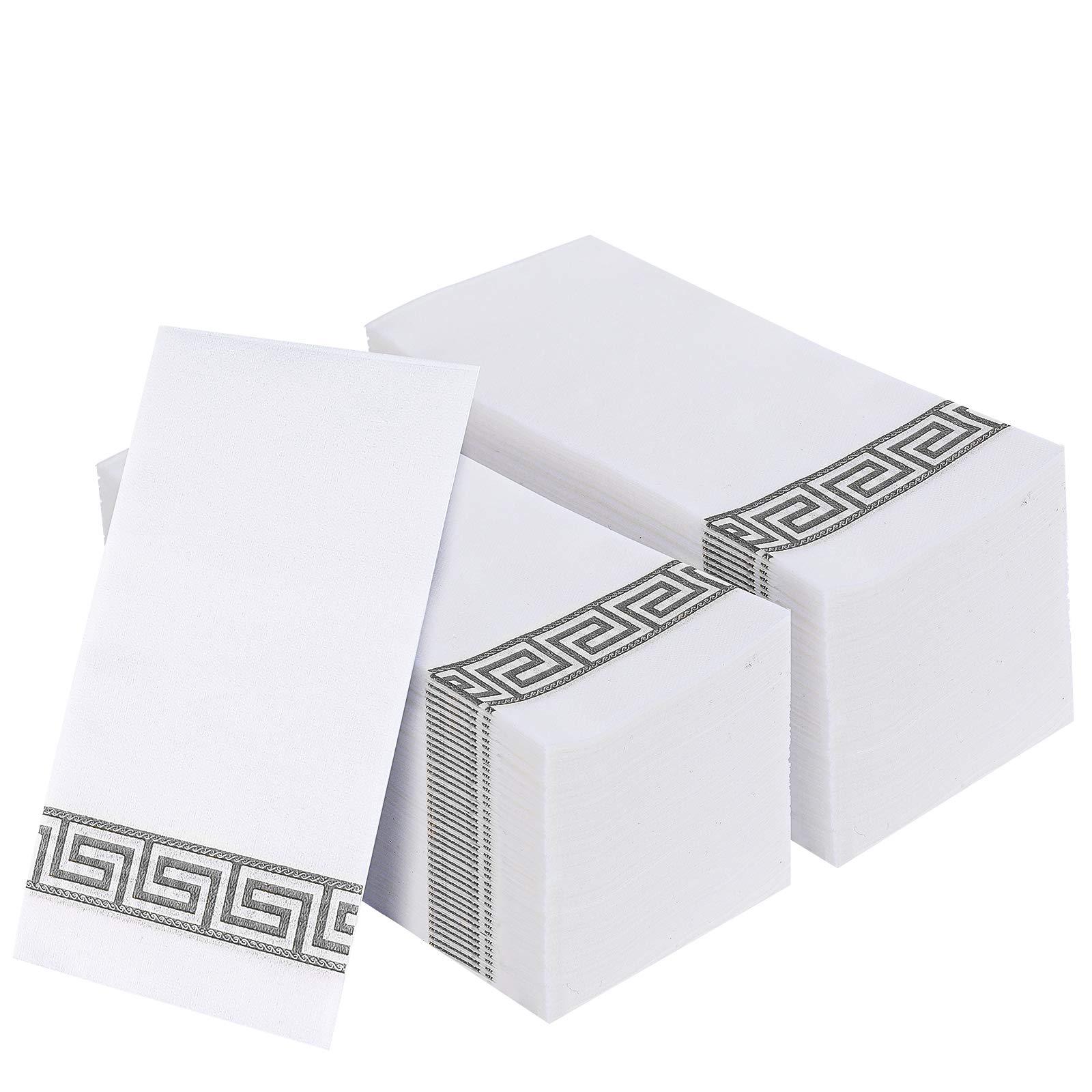 Vplus 200 Pack Premium Disposable Guest Towels - Soft & Absorbent Bathroom Napkins for Kitchen, Weddings, Thanksgiving & Christmas Parties - Perfect for Home Decor, Holiday Entertaining & Luxury Events